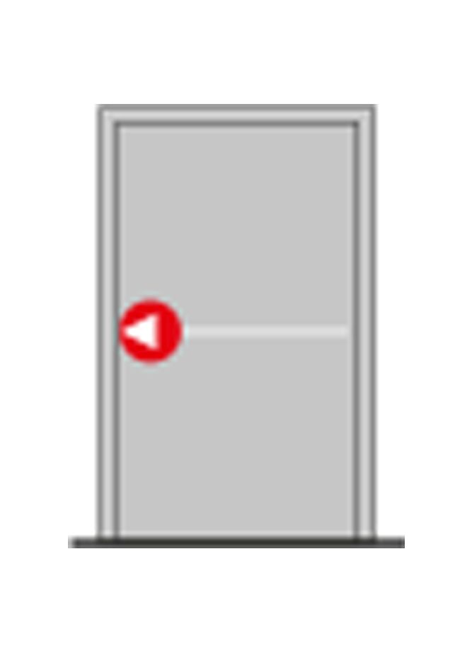 Dormakaba PHA 2000 Naturel Tek Kanat Tek Noktadan Kilitleme - Dış Kol Dahil